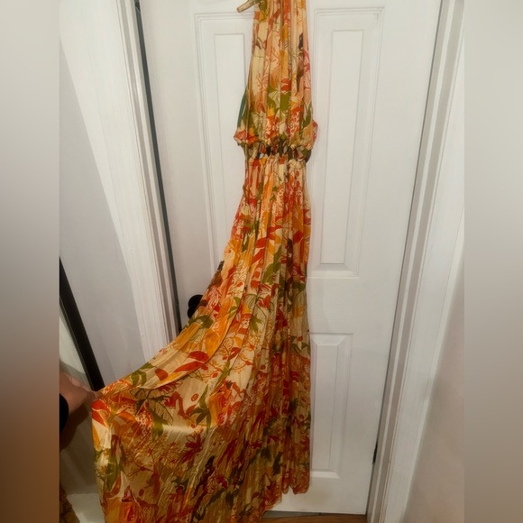 NWT FARM Rio Leopard Forest Sand Maxi Dress - Picture 3 of 5